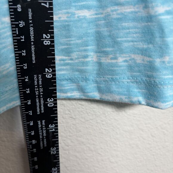 Monographic T-Shirt Women's 1X Blue Round Neck Striped Casual Tunic Top NWT - Picture 7 of 10